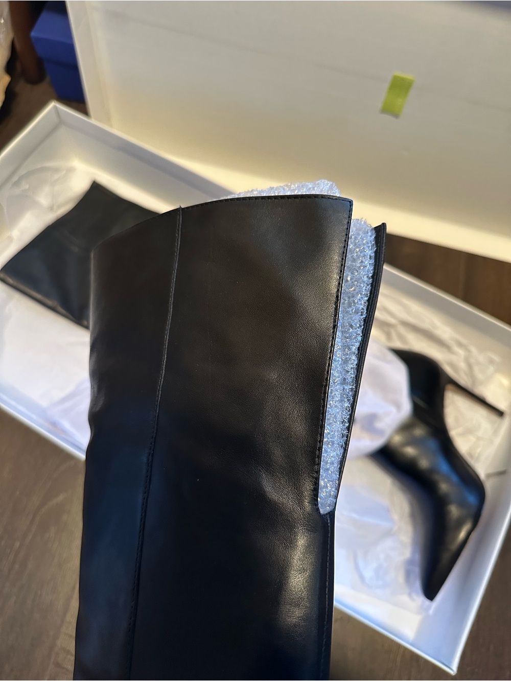 SCHUTZ Sleek Black Over the Knee Boots - Picture 9 of 10